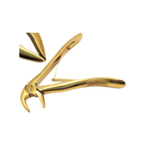 Baby Extraction Forceps For Lower premolar Gold Plated