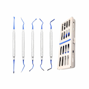 Vista Tunneling Kit in Stainless Steel Cassette (5 pcs) | Precision Dental Instruments