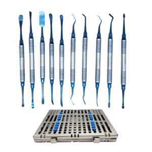 Periosteal Elevators Kit 10 pcs periosteum elevator all designs in one set