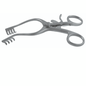 MOLLISON RETRACTOR ADULT 4X4 TEETH SHARP 15mm BLADES 6 3/4"
