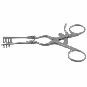 WEITLANER RETRACTOR HINGED BLADES BLUNT 6 1/4"