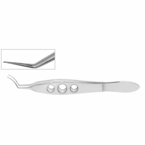 Akahoshi Capsulorhexis Forceps with Laser Line, 6 marks, 1.8mm incision